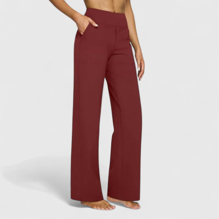 Dorothea | Grounded Tailored Straight Leg Pants for Women