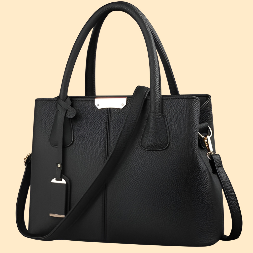 Ysoline | Girded Structured Top Handle Shoulder Bag for Women