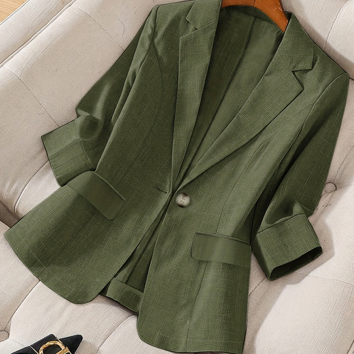 Emmanuelle | Keen Cropped Tailored Blazer for Women