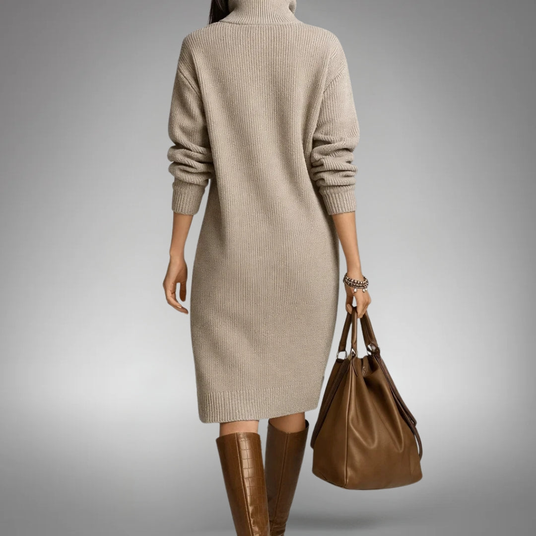 Honorine | Lush Wool Blend Knit Sweater Dress for Women