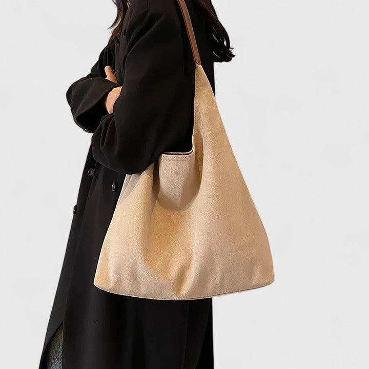 Jeanne | Softened Faux Suede Hobo Shoulder Bag for Women