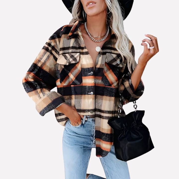 Bridget | Hardwearing Plaid Overshirt for Women