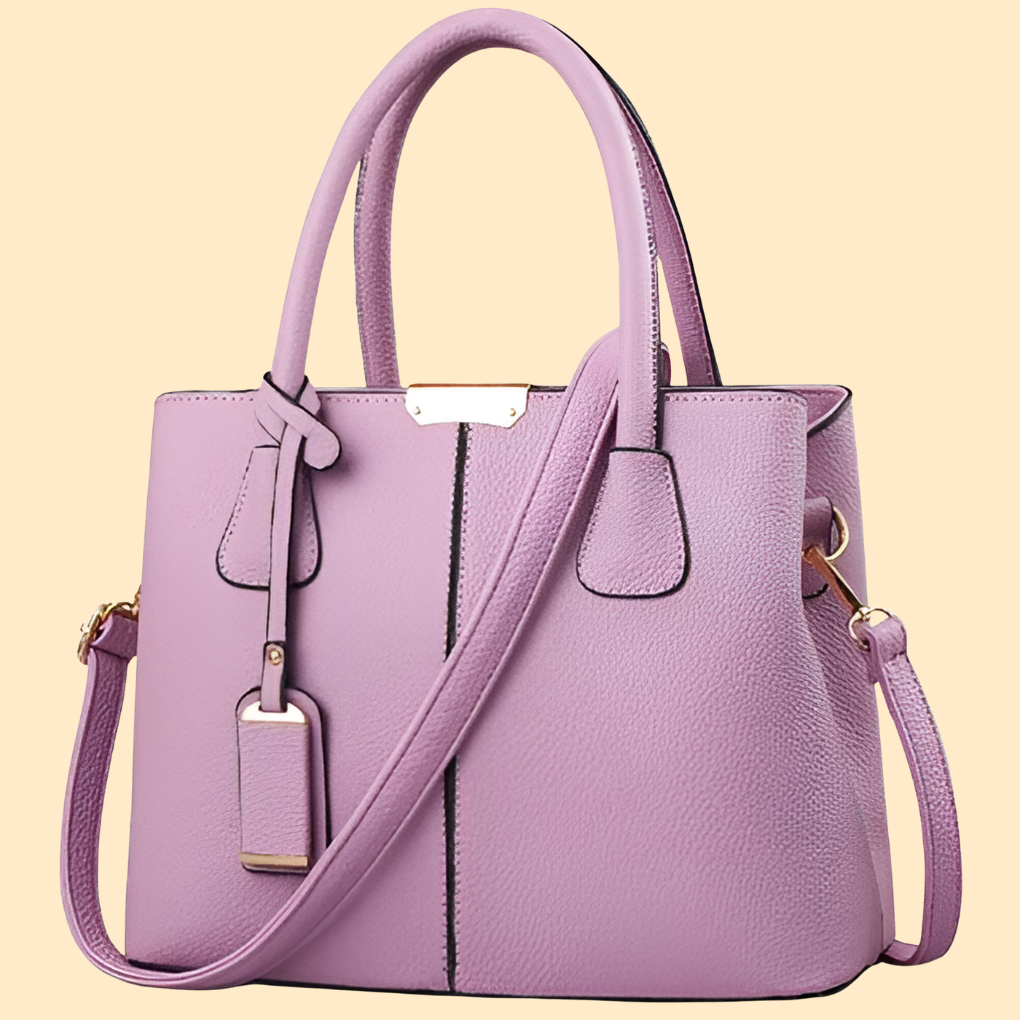 Ysoline | Girded Structured Top Handle Shoulder Bag for Women