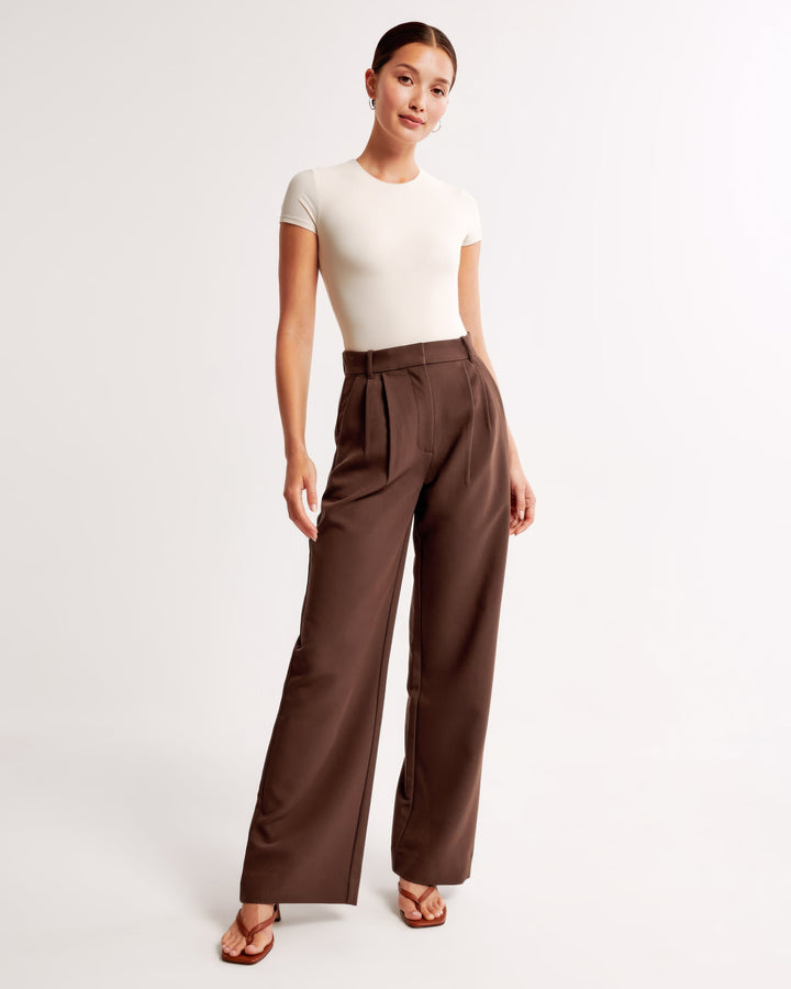 Susanna | Spun Flowing Wide Leg Dress Pants for Women