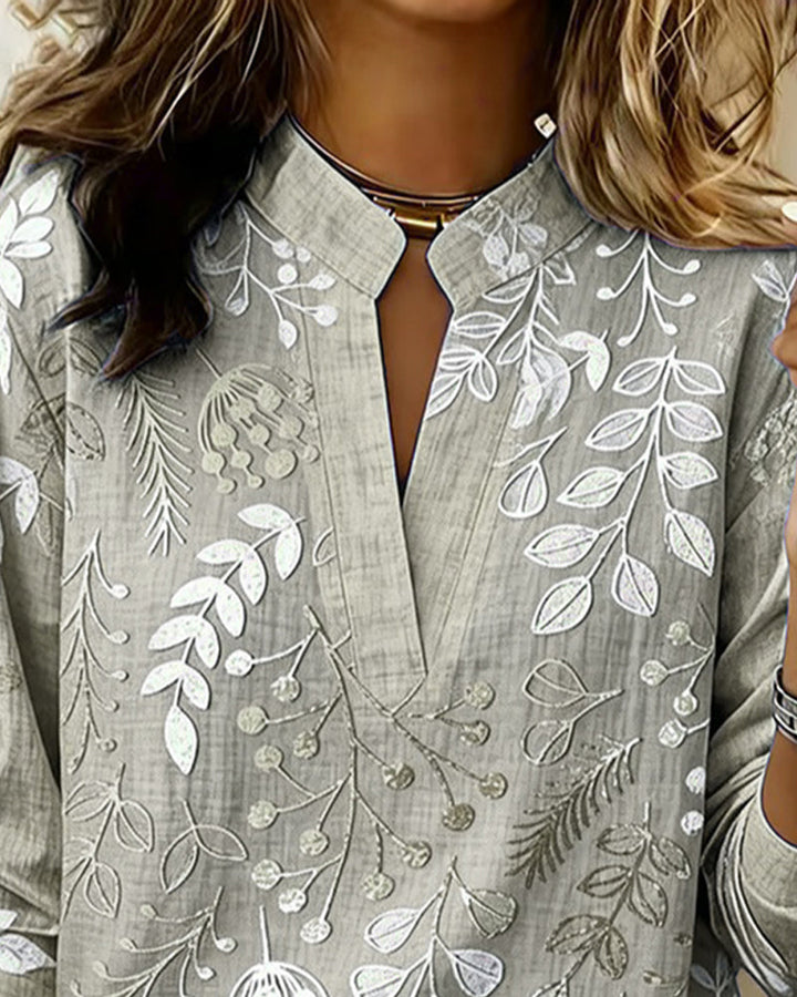 Matilda Rose | Cushioned Soft Touch Floral Blouse for Women