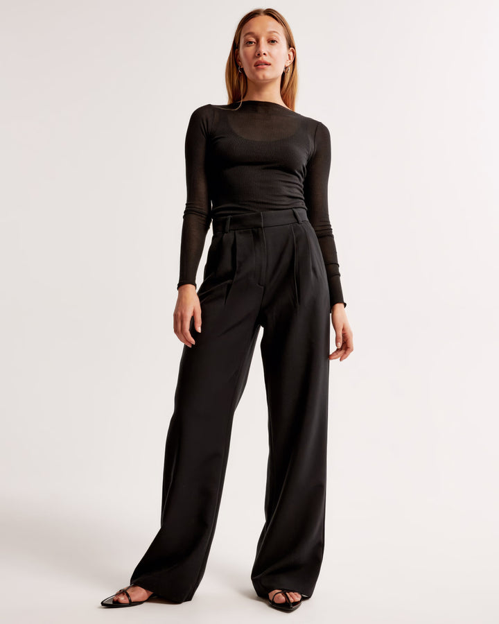 Susanna | Spun Flowing Wide Leg Dress Pants for Women