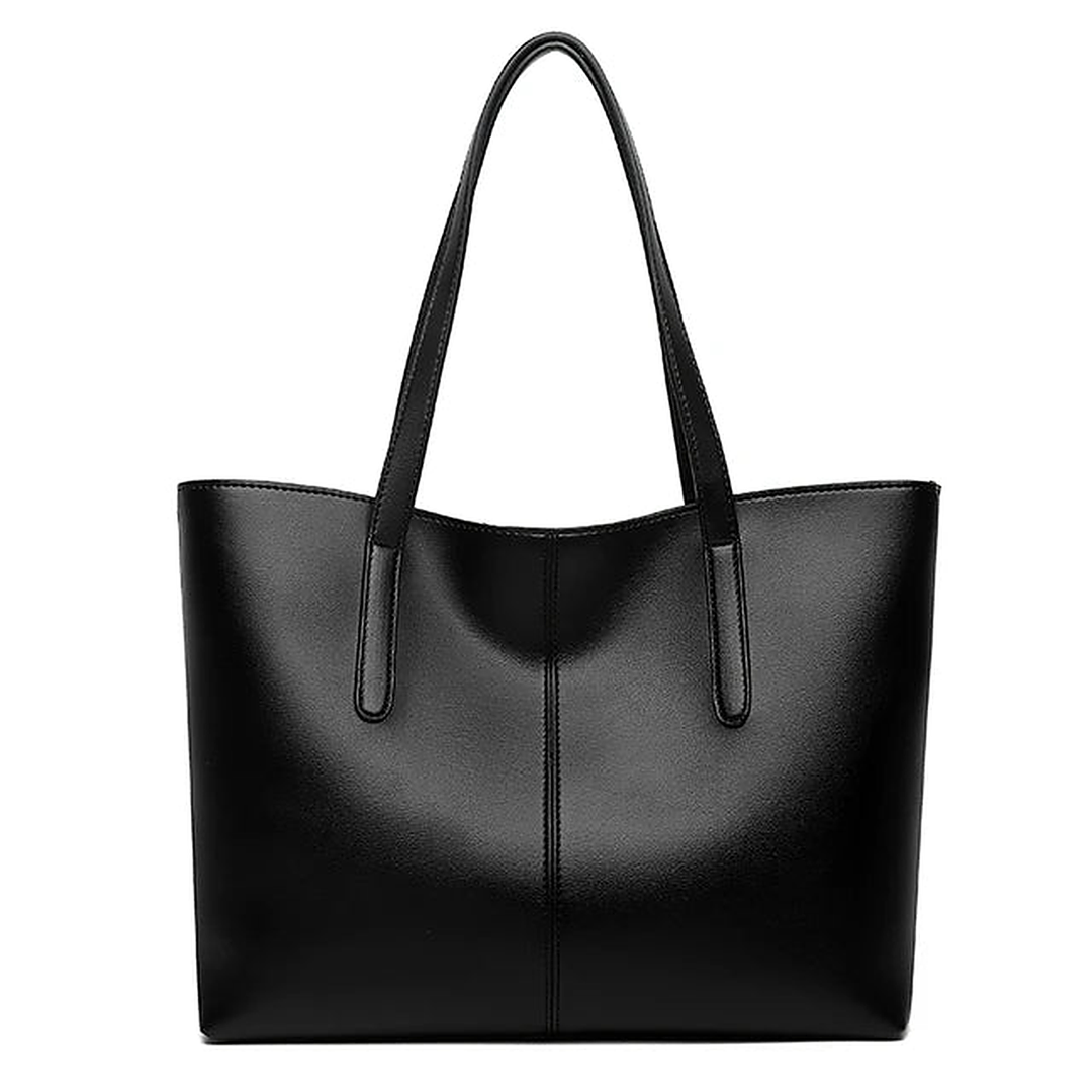 Prune | Waxed Large Leather Tote Bag for Women