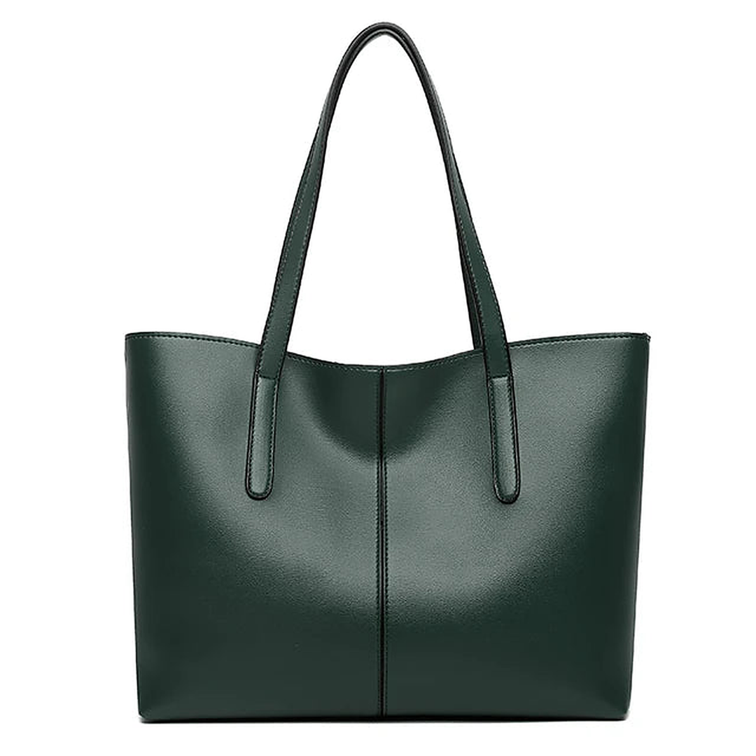 Prune | Waxed Large Leather Tote Bag for Women