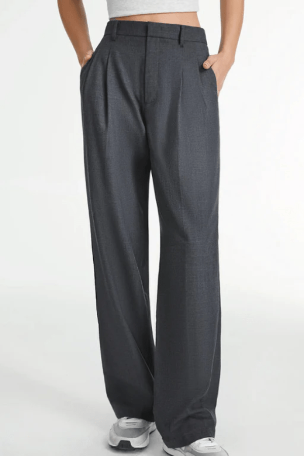 Verena | Panelled Wide Leg Trousers for Women