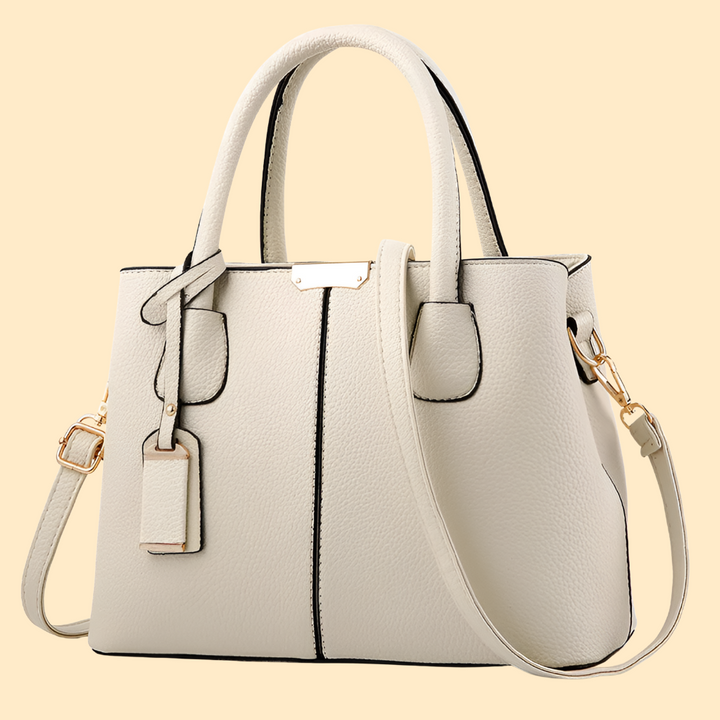 Ysoline | Girded Structured Top Handle Shoulder Bag for Women