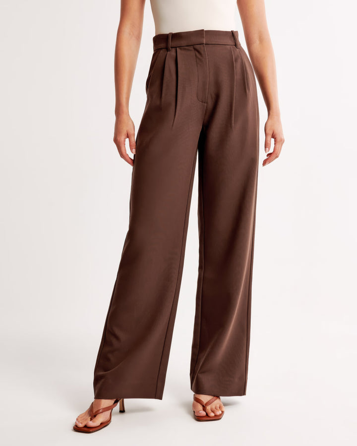 Susanna | Spun Flowing Wide Leg Dress Pants for Women