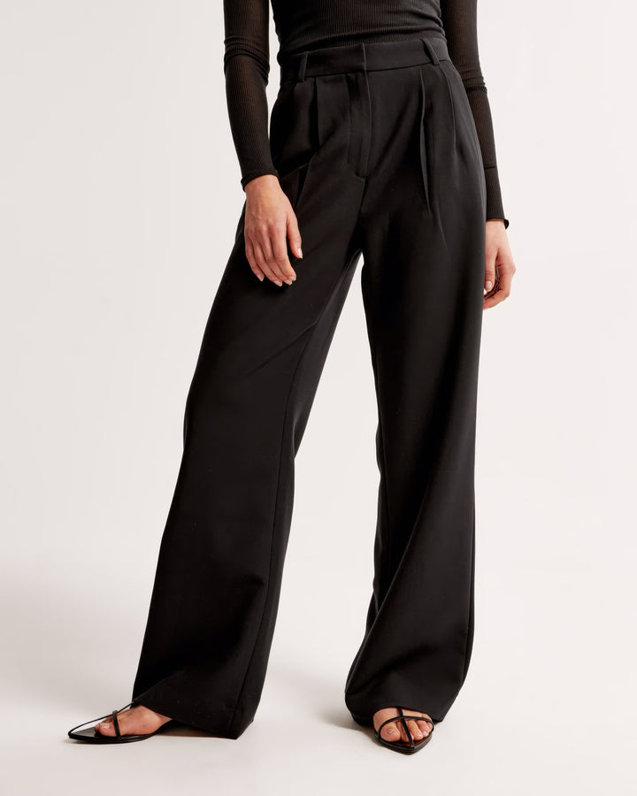 Susanna | Spun Flowing Wide Leg Dress Pants for Women