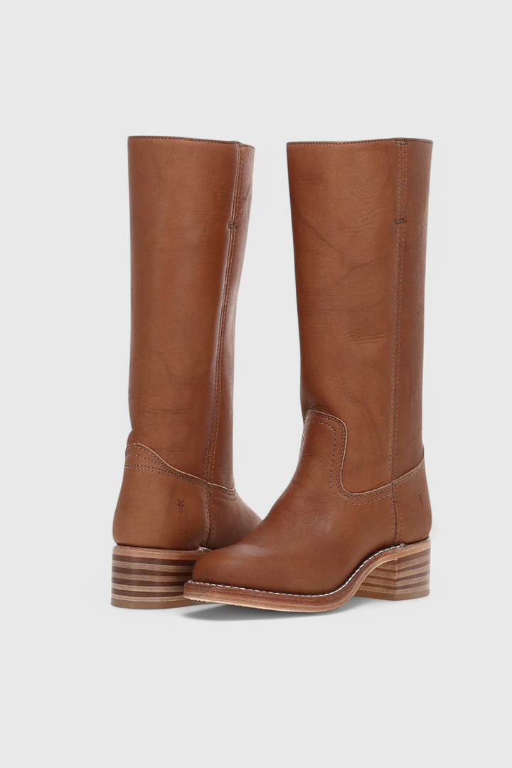 Brigitte | Ribbed Classic Knee High Boots for Women