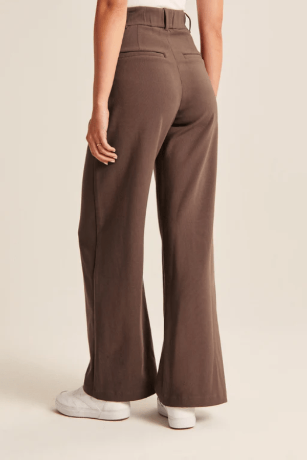 Verena | Panelled Wide Leg Trousers for Women