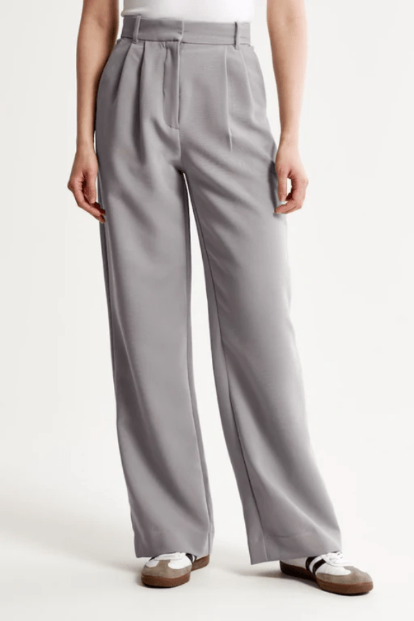 Verena | Panelled Wide Leg Trousers for Women
