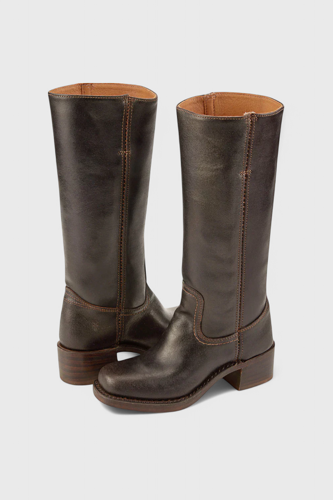 Brigitte | Ribbed Classic Knee High Boots for Women