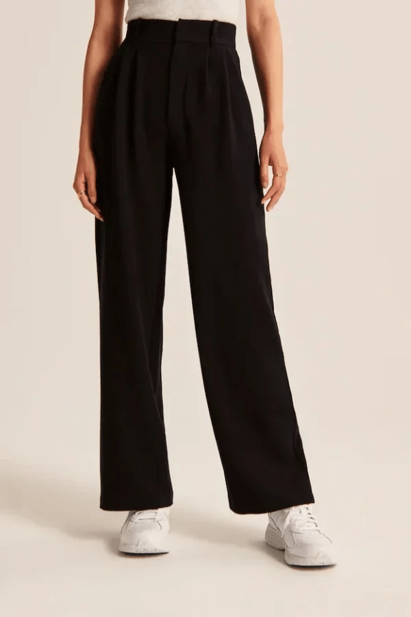 Verena | Panelled Wide Leg Trousers for Women