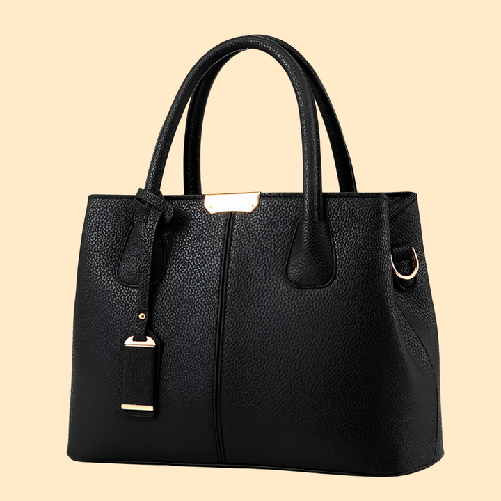 Ysoline | Girded Structured Top Handle Shoulder Bag for Women