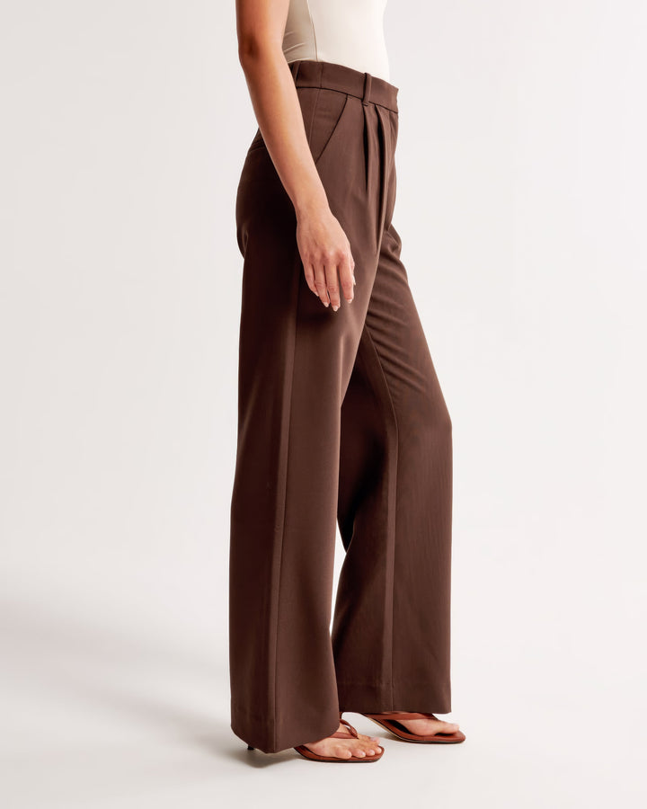 Susanna | Spun Flowing Wide Leg Dress Pants for Women