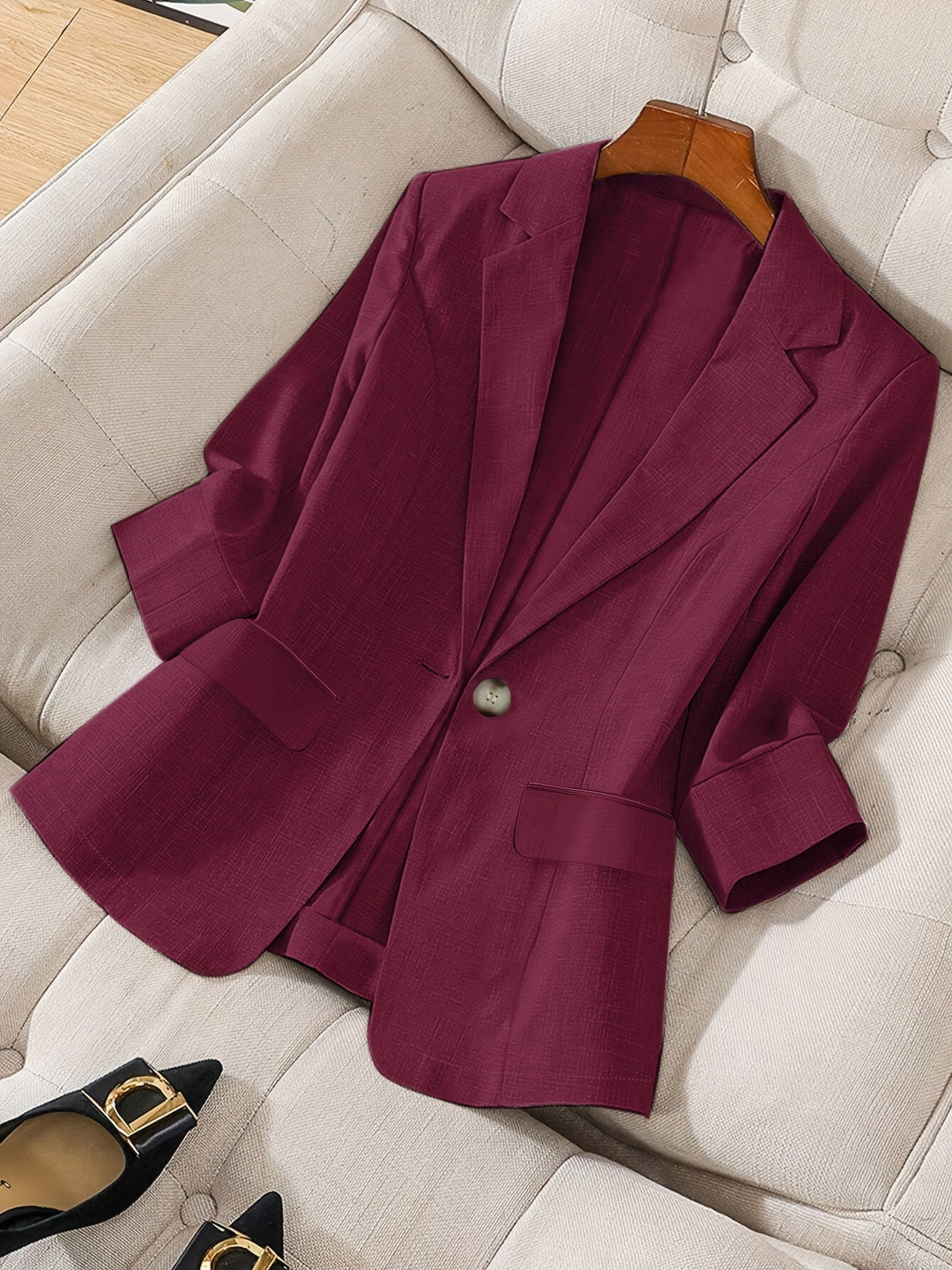 Emmanuelle | Keen Cropped Tailored Blazer for Women