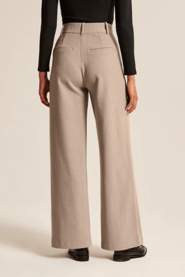 Verena | Panelled Wide Leg Trousers for Women