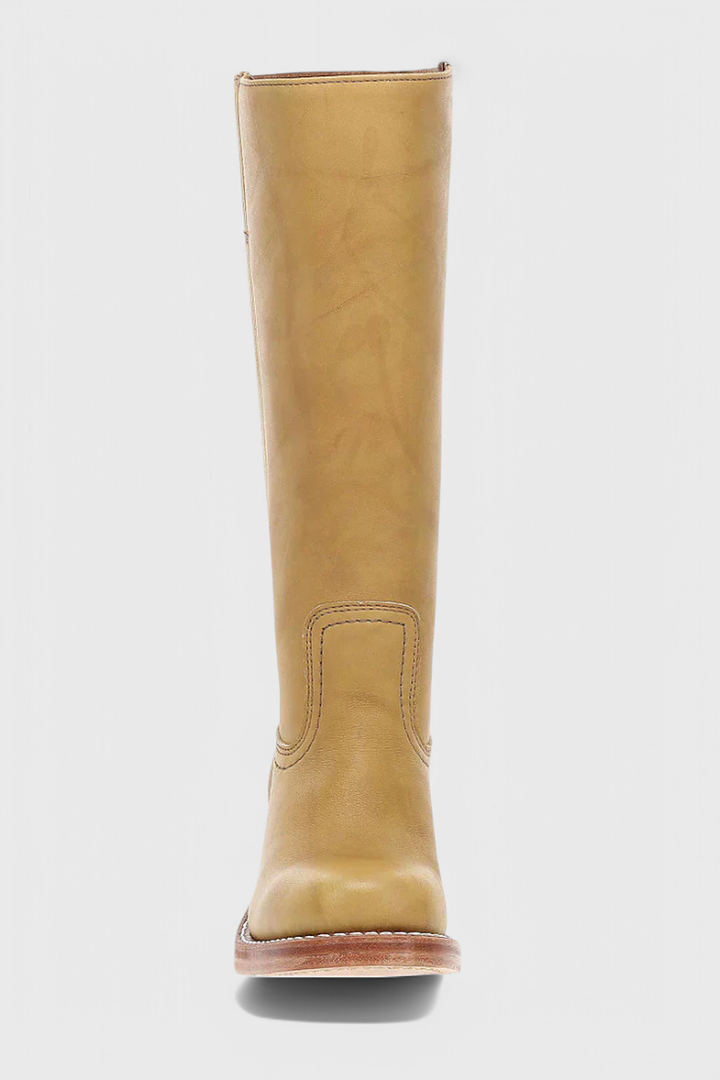 Brigitte | Ribbed Classic Knee High Boots for Women