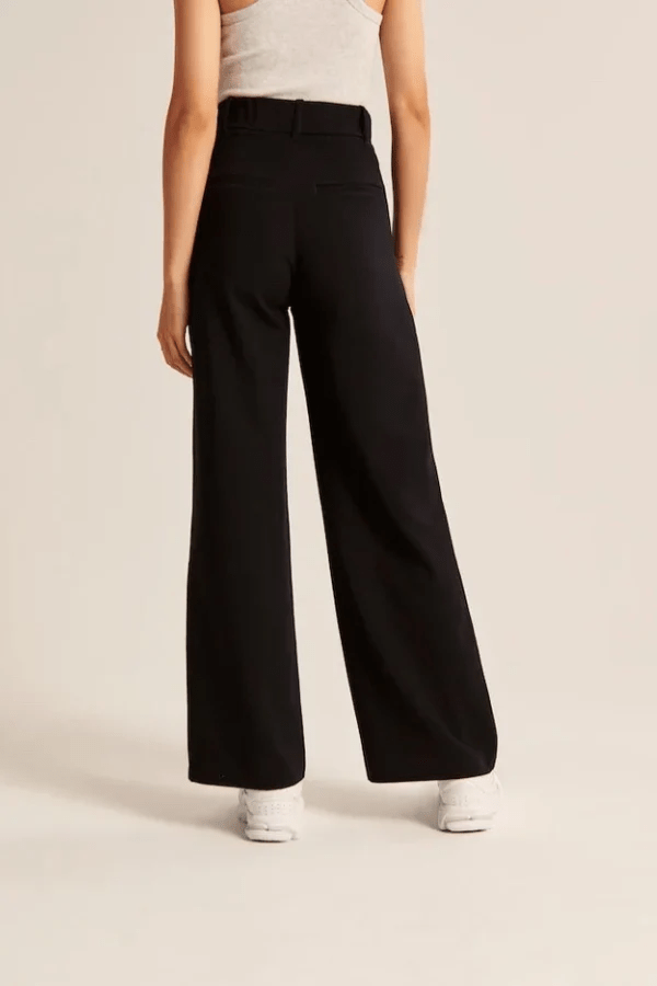 Verena | Panelled Wide Leg Trousers for Women