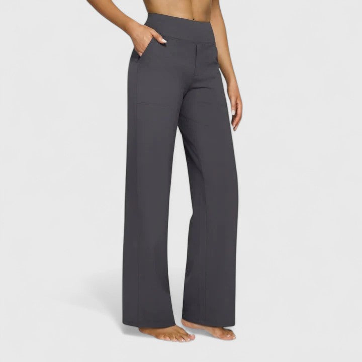 Dorothea | Grounded Tailored Straight Leg Pants for Women