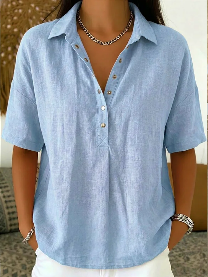 Emma | Casual Button Up Collar Shirt for Women