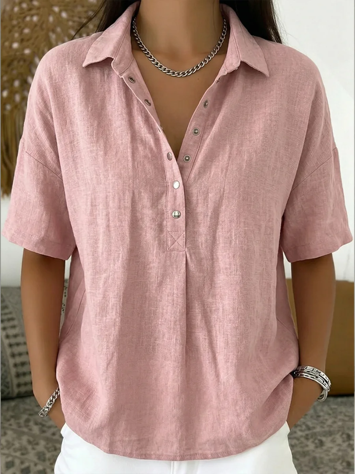 Emma | Casual Button Up Collar Shirt for Women