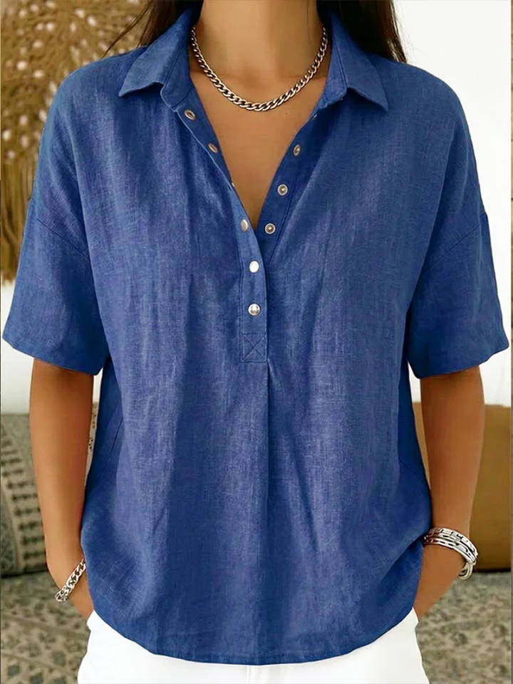 Emma | Casual Button Up Collar Shirt for Women