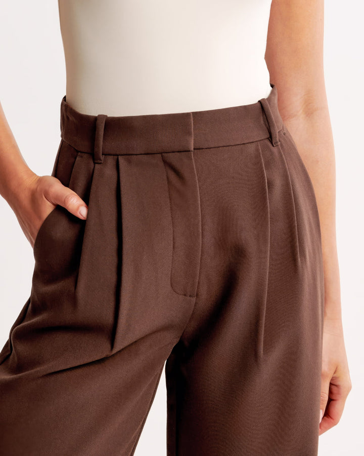 Susanna | Spun Flowing Wide Leg Dress Pants for Women