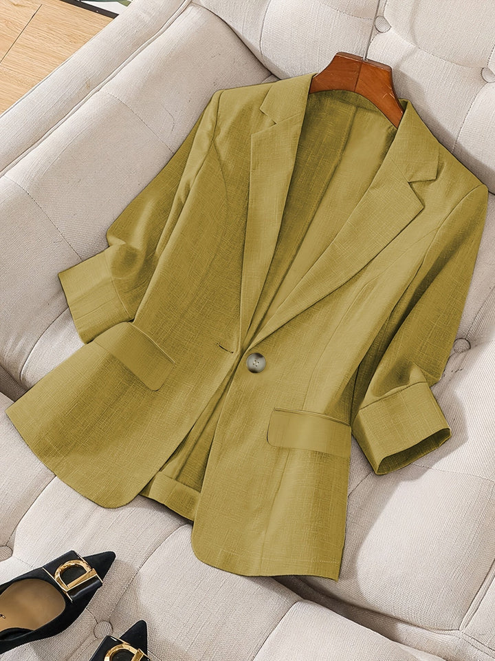 Emmanuelle | Keen Cropped Tailored Blazer for Women