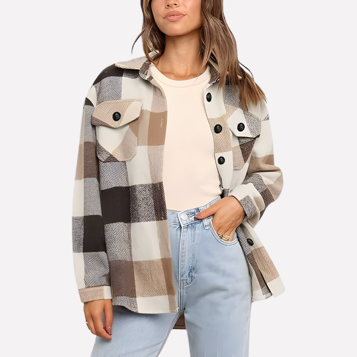 Bridget | Hardwearing Plaid Overshirt for Women
