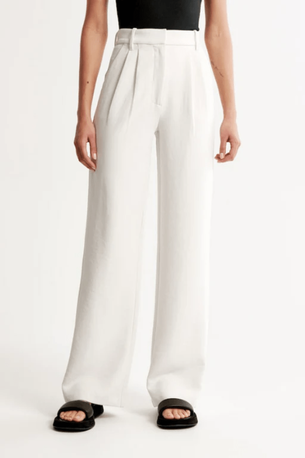 Verena | Panelled Wide Leg Trousers for Women