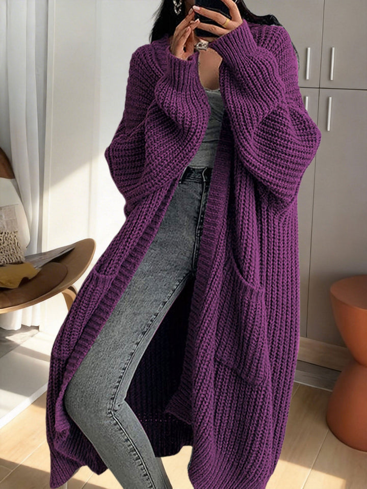 Isadora | Sweeping Longline Duster Knit Cardigan for Women