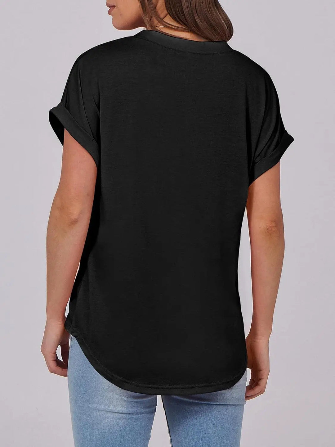 Camelia | Softened Henley V Neck Tunic for Women