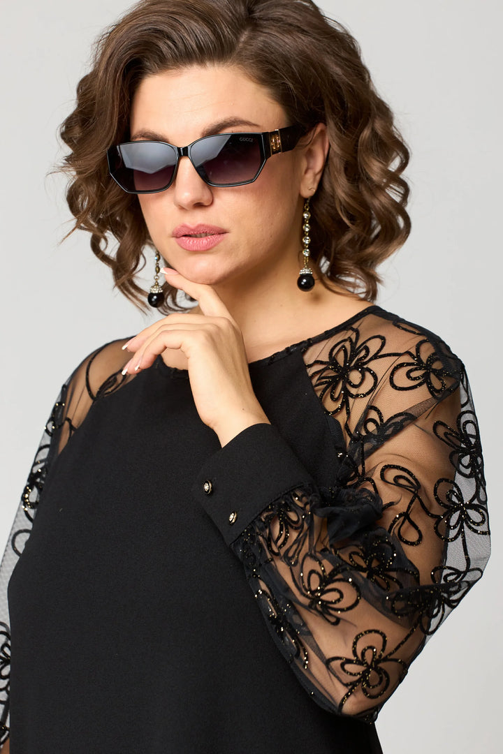 Aude | Laced Lace Sleeve Cocktail Dress for Women