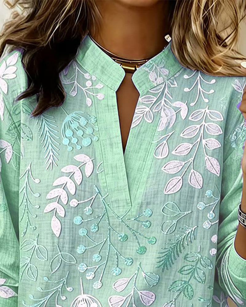 Matilda Rose | Cushioned Soft Touch Floral Blouse for Women