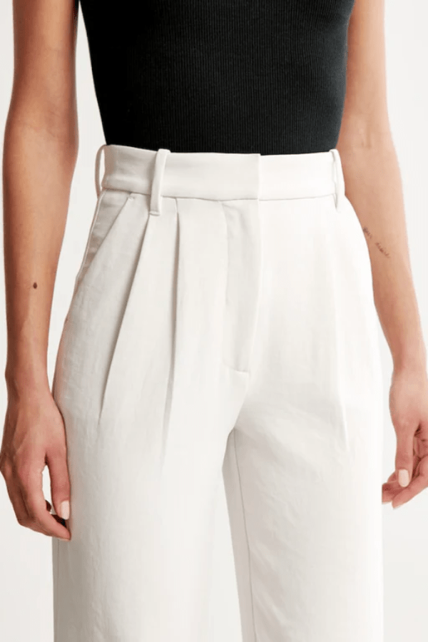 Verena | Panelled Wide Leg Trousers for Women