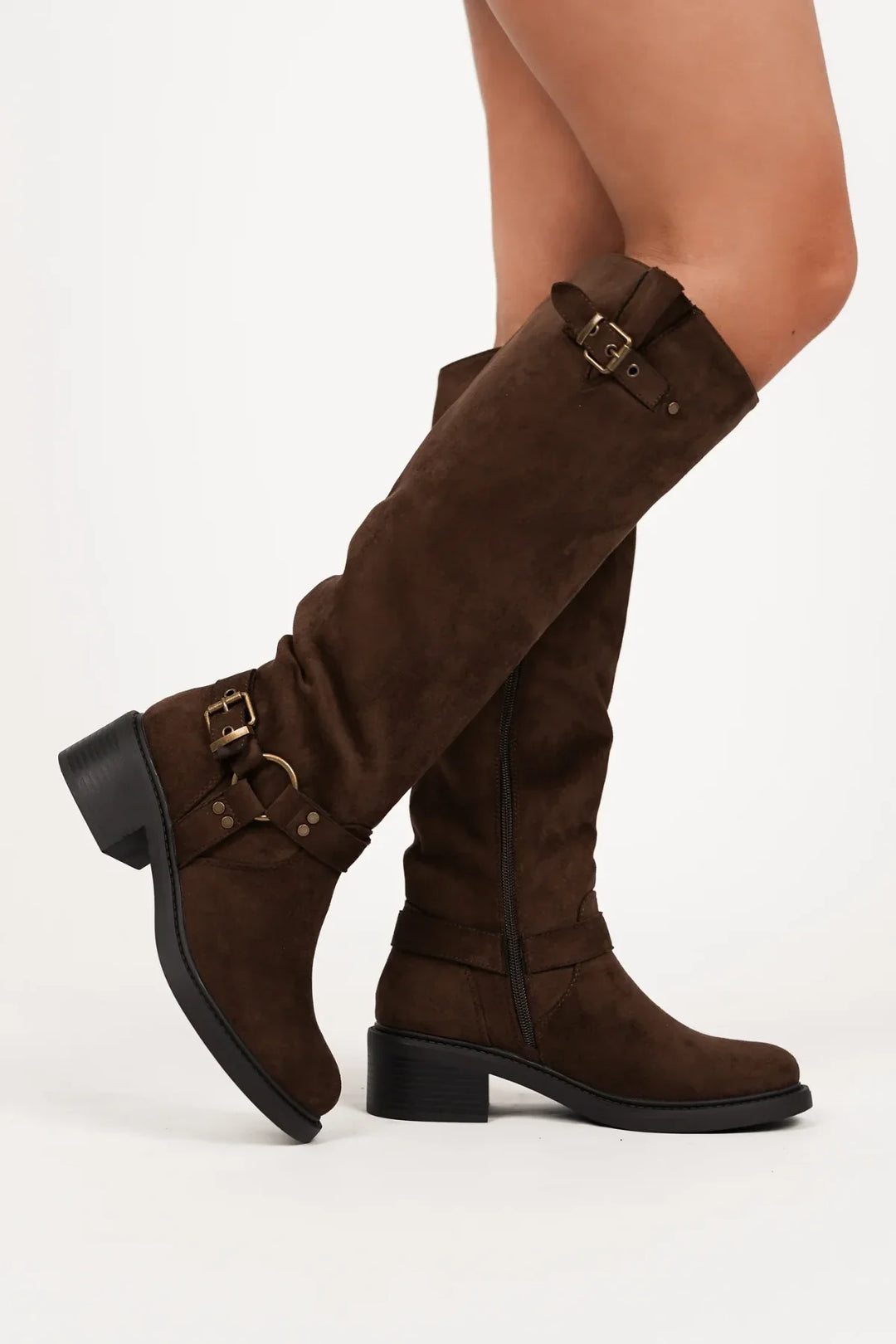 Veronique | Studded Biker Boots for Women
