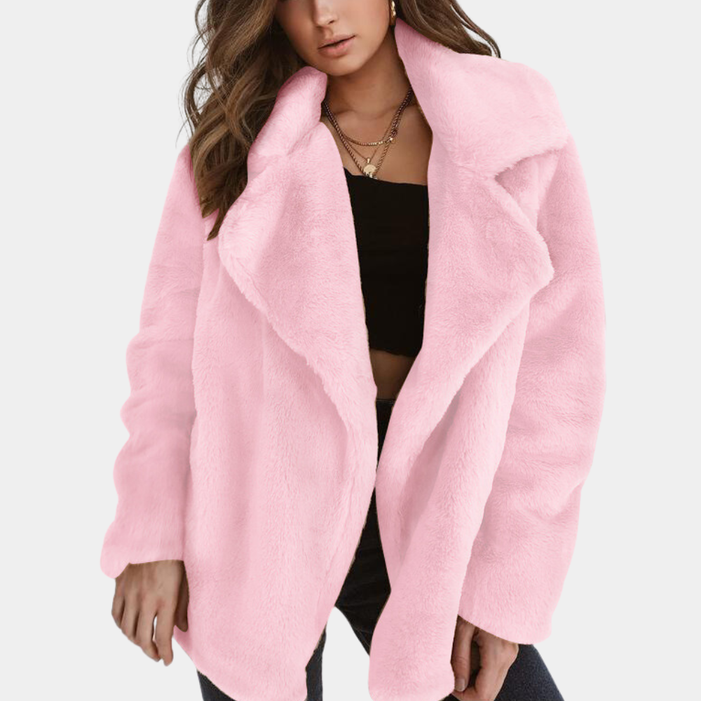Melisande | Tufted Teddy Fleece Winter Coat for Women