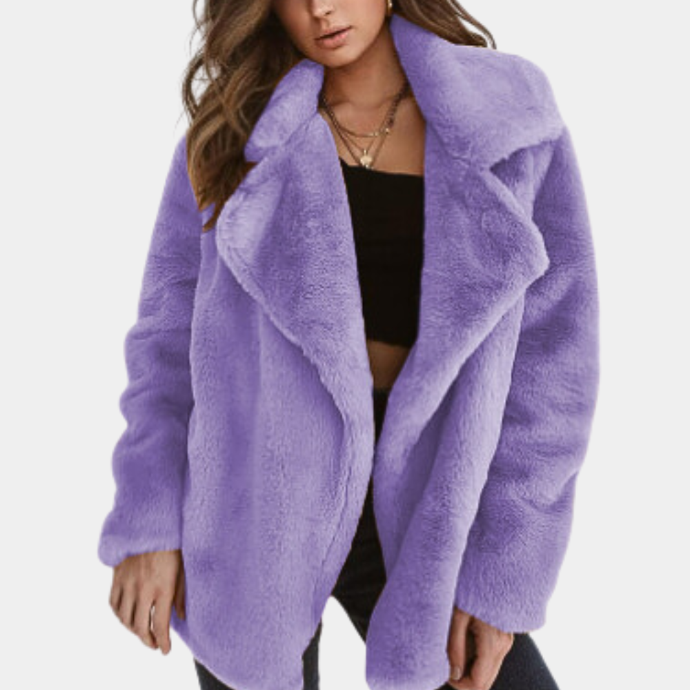 Melisande | Tufted Teddy Fleece Winter Coat for Women