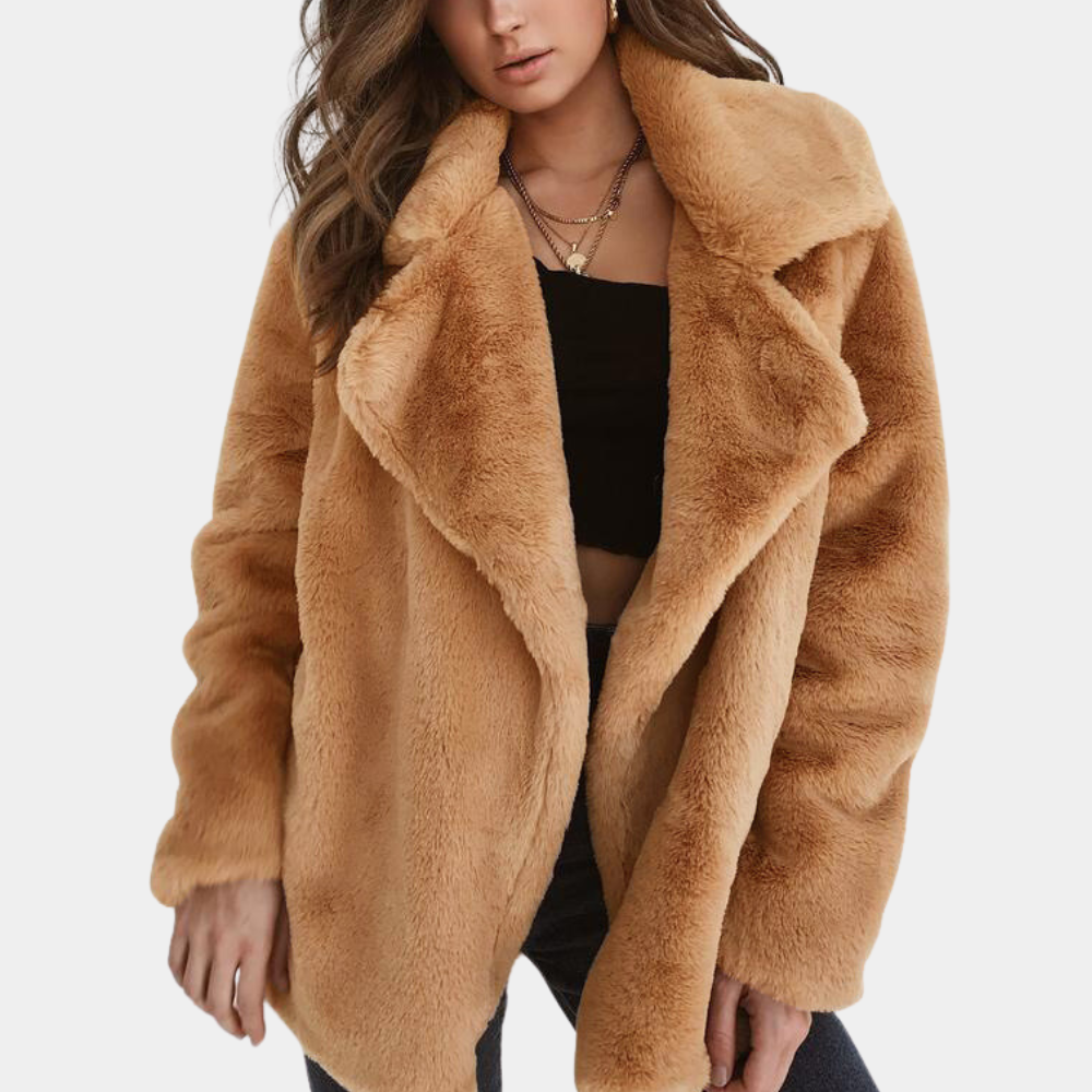 Melisande | Tufted Teddy Fleece Winter Coat for Women