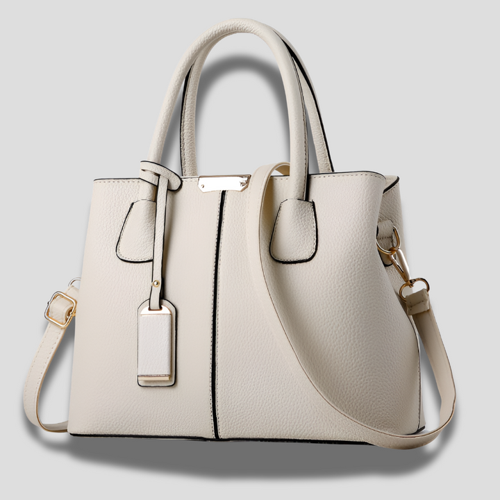 Ysoline | Girded Structured Top Handle Shoulder Bag for Women