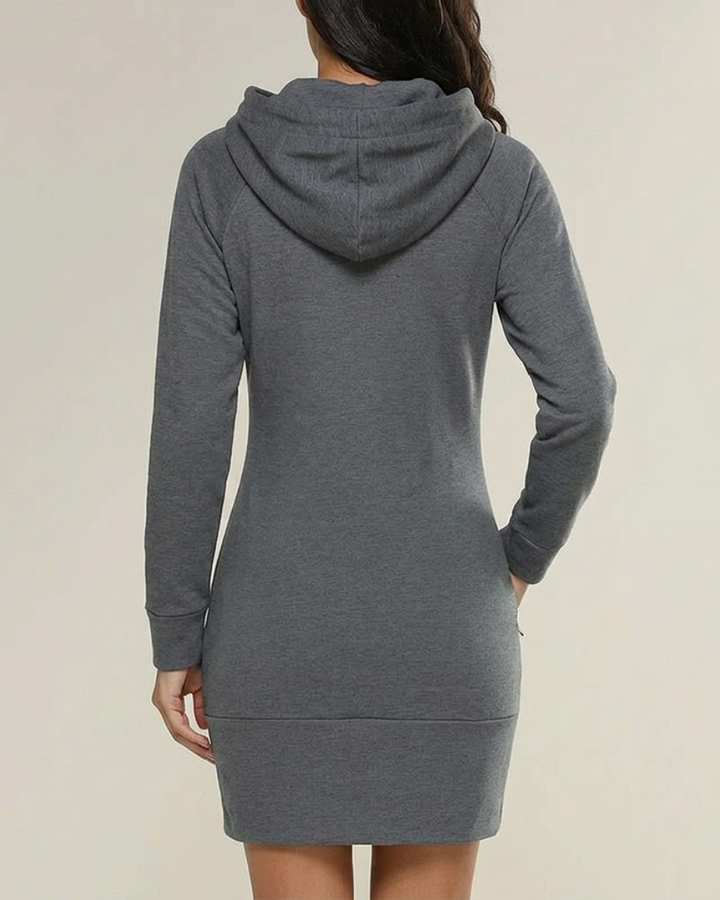 Savannah | Padded Fleece Hoodie Dress for Women