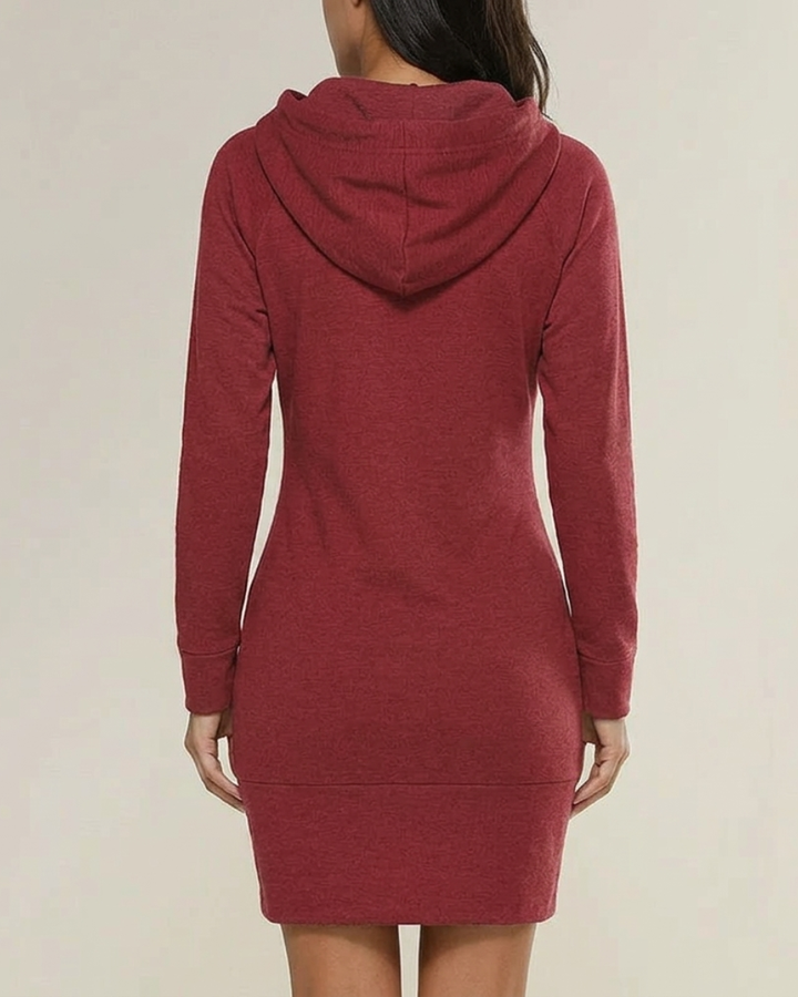 Savannah | Padded Fleece Hoodie Dress for Women