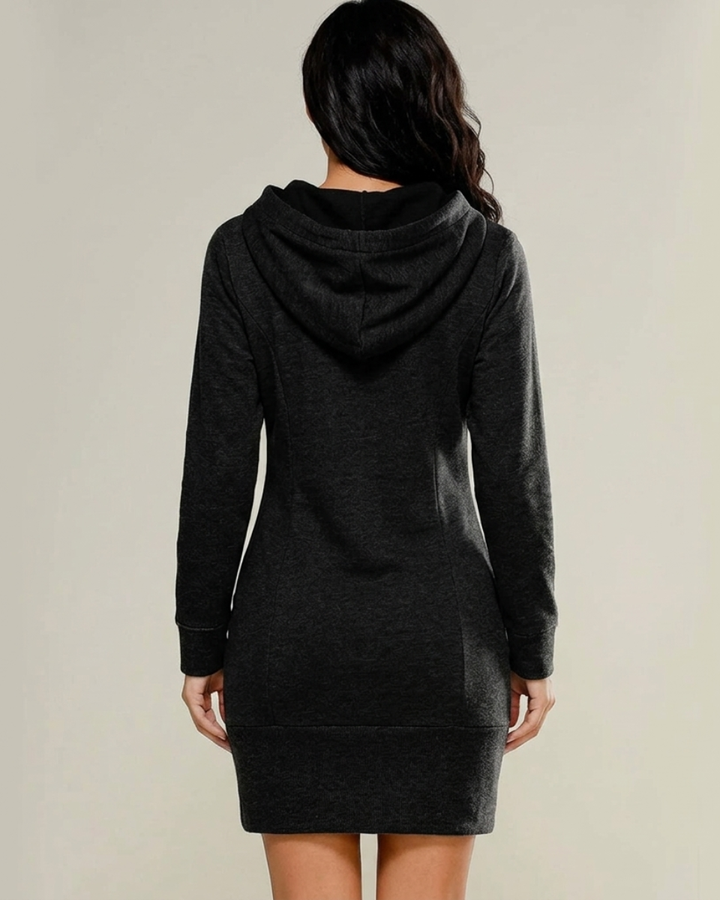 Savannah | Padded Fleece Hoodie Dress for Women