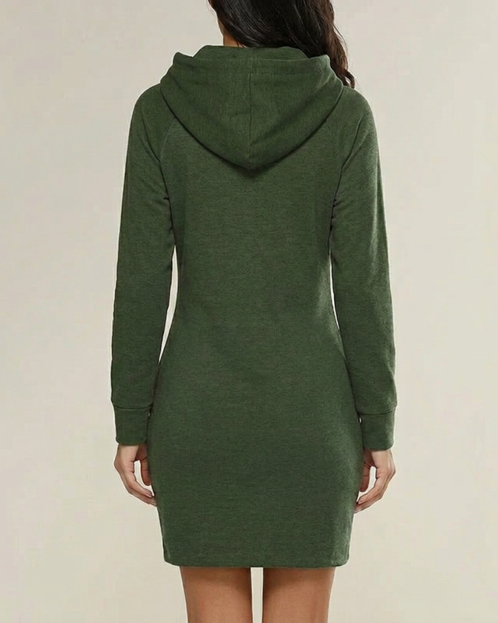 Savannah | Padded Fleece Hoodie Dress for Women