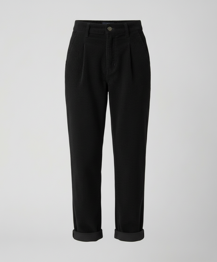 Emerson | Stout Elastic Waist Corduroy Pants for Women